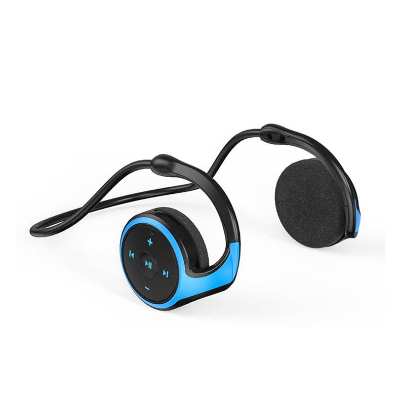 Wireless Bluetooth Head Phones with a Neckband | On Ear Headphones with Built In MP3 Player | microSD up to 32 GB, 10 Hours