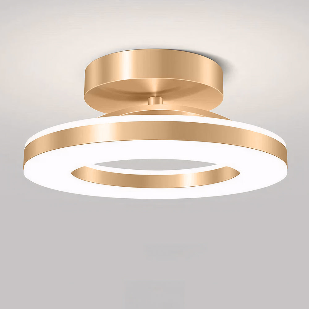Modern LED Ceiling Light | 3 Sizes and 3 Finishes Available | Flush Mount with Cool, Warm, or 3-Color Switch