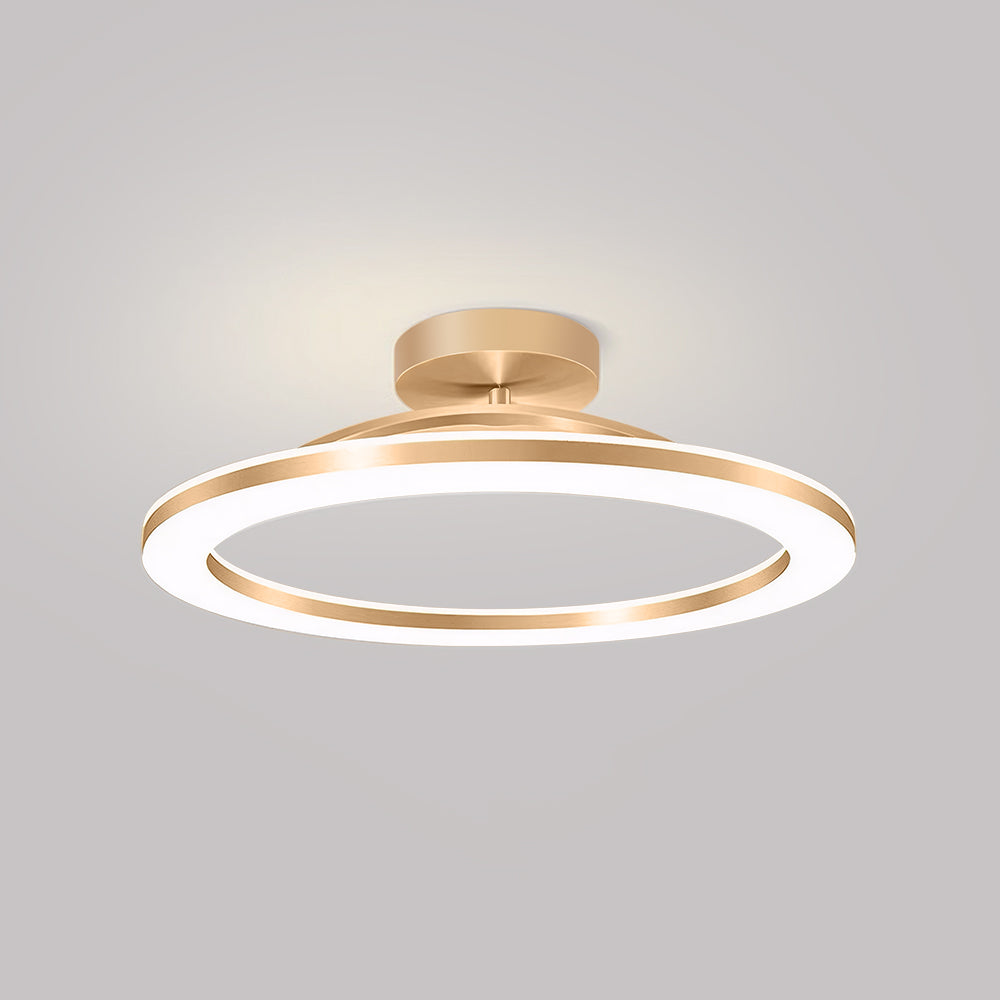 Modern LED Ceiling Light | 3 Sizes and 3 Finishes Available | Flush Mount with Cool, Warm, or 3-Color Switch
