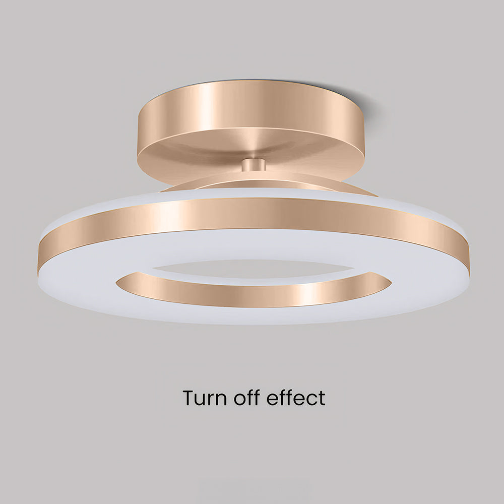 Modern LED Ceiling Light | 3 Sizes and 3 Finishes Available | Flush Mount with Cool, Warm, or 3-Color Switch