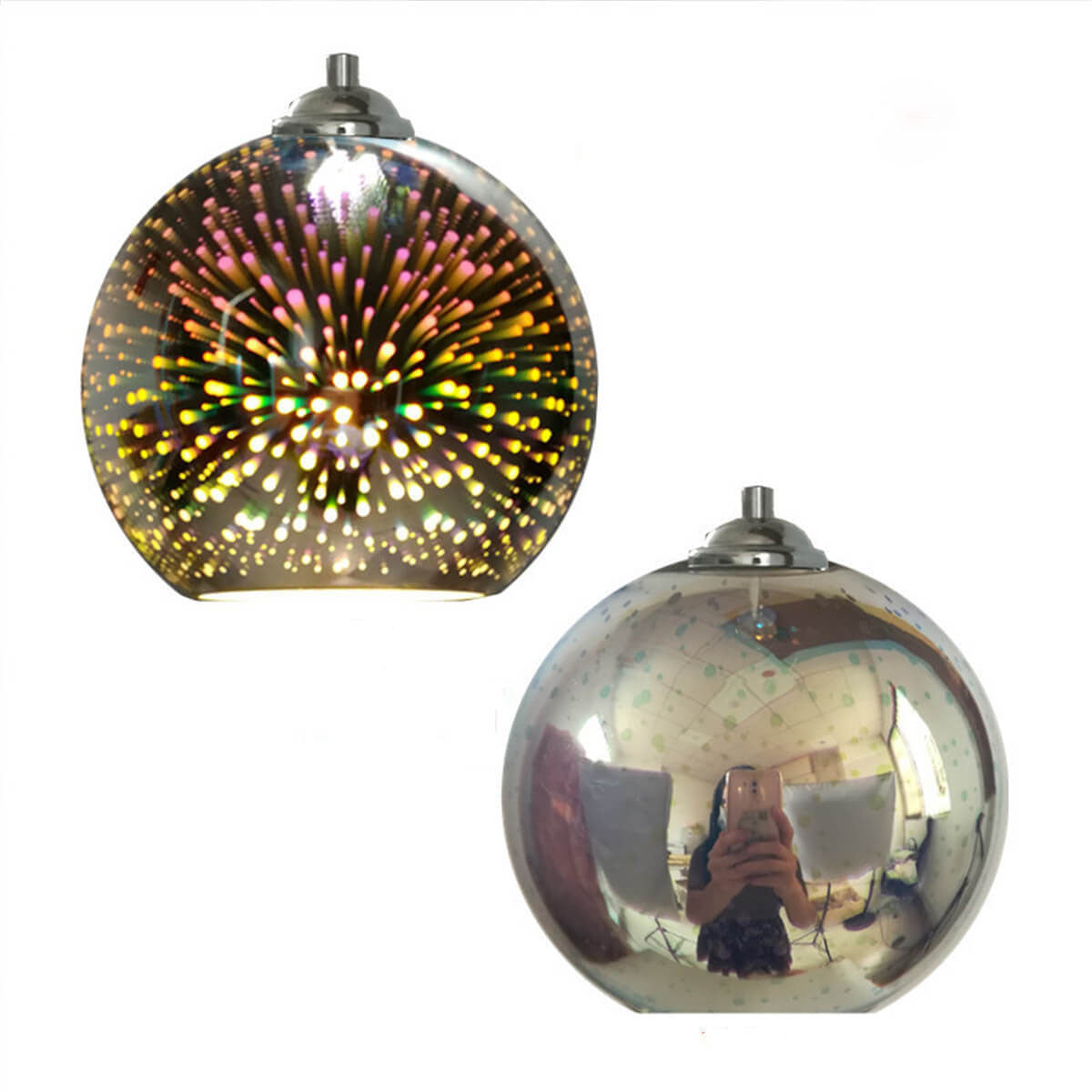 3D Firework Pendant Light | Layered Colorful Design | A Bold Ceiling Statement for Living Rooms and Dining Areas