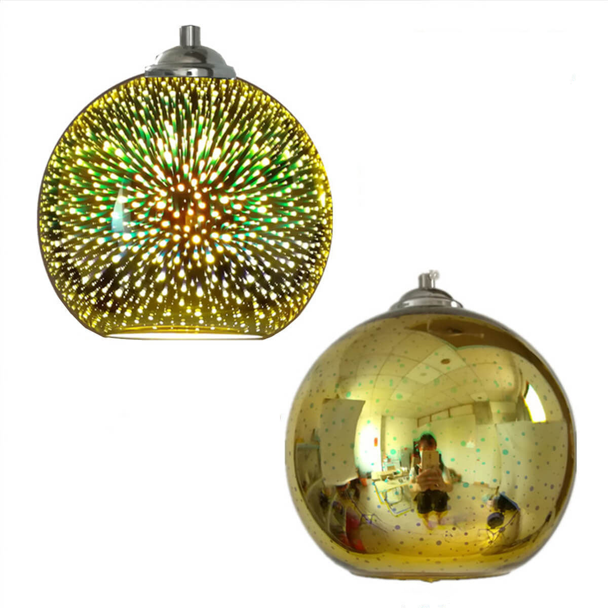 3D Firework Pendant Light | Layered Colorful Design | A Bold Ceiling Statement for Living Rooms and Dining Areas