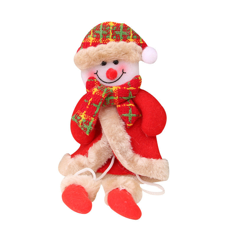 Plush Christmas Ornament Decoration with Hanging Loop