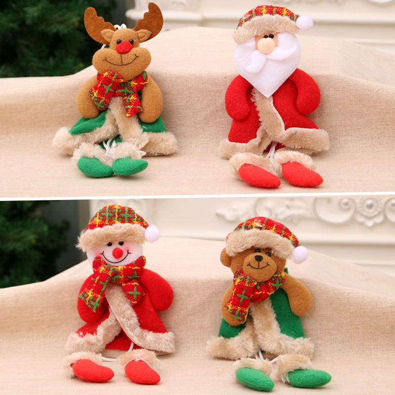 Plush Christmas Ornament Decoration with Hanging Loop