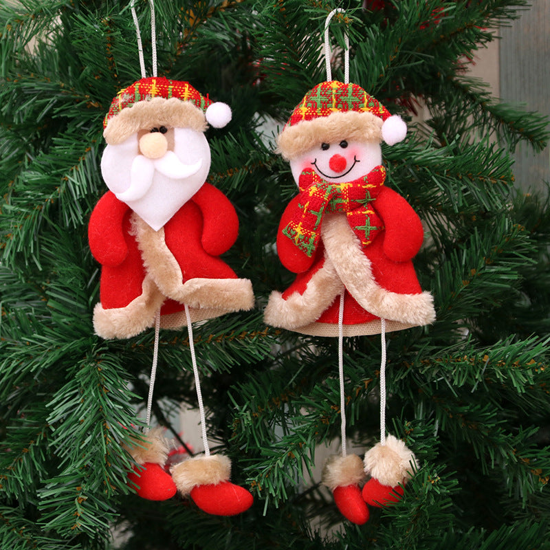 Plush Christmas Ornament Decoration with Hanging Loop