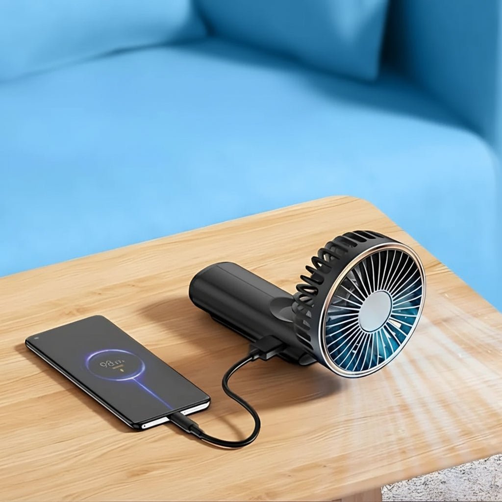 Compact Mini Hand Fan for Quick Cooling | USB Rechargeable, Lightweight | Ideal for Travel & Everyday Use