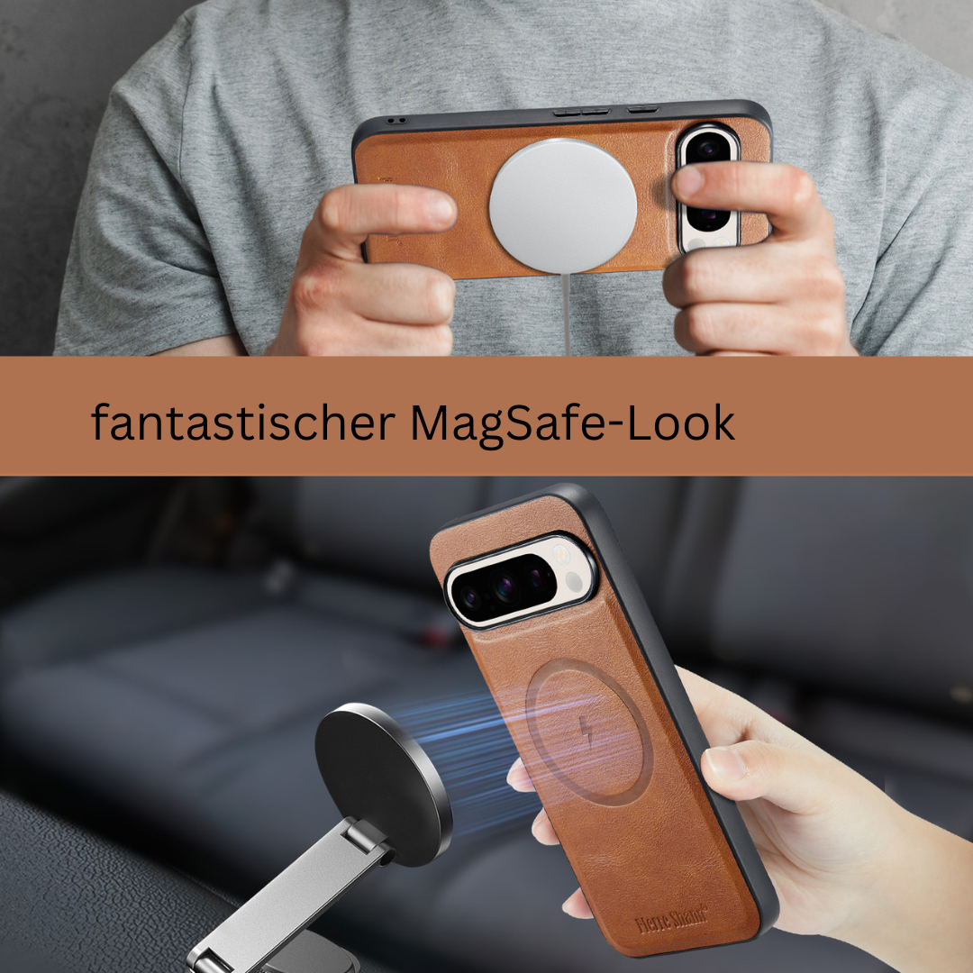Wallet Phone Case for Google Pixel 9 8 and 7 | Magnetic Card Holder with Fold Out Stand | Slim Non Slip Back
