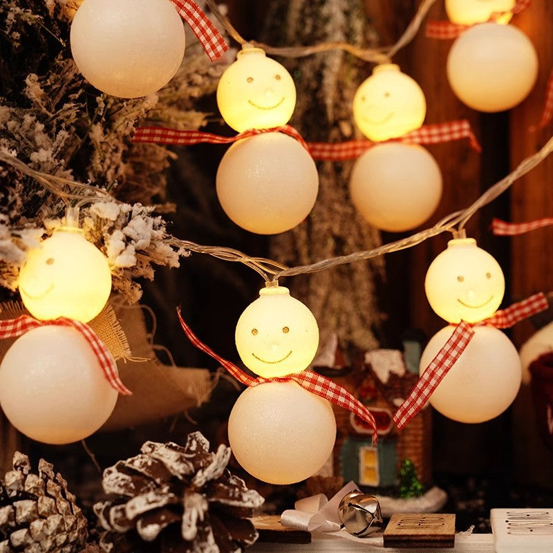 Christmas String Lights with LED Holiday Motif Shapes