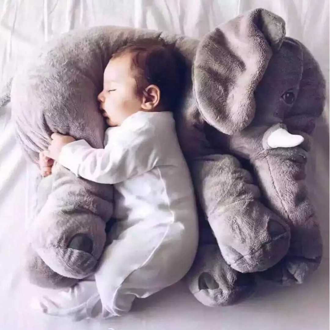 Plush Elephant Cushion with Soft Filled Interior | Lightweight Design | Decorative Pillow for Sofas, Beds, and Chairs