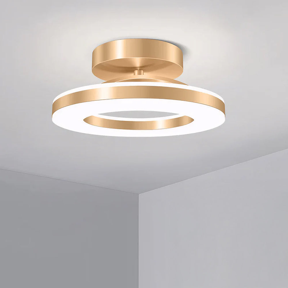 Modern LED Ceiling Light | 3 Sizes and 3 Finishes Available | Flush Mount with Cool, Warm, or 3-Color Switch