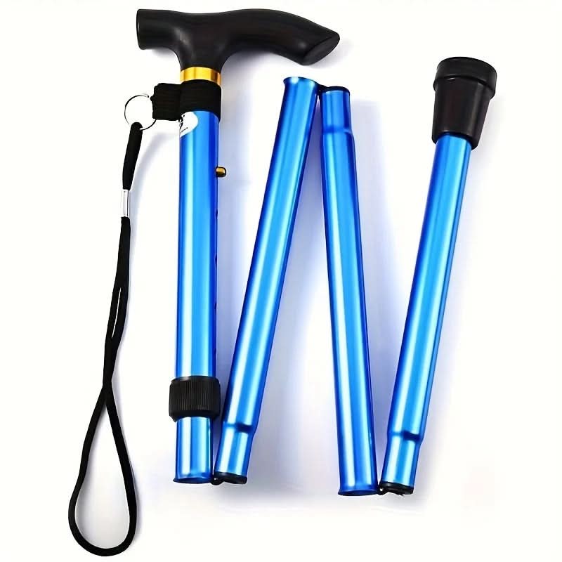 Telescopic Folding Walking Stick | Adjustable, Lightweight Design | Compact Support for Daily Walks and Hikes