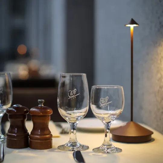 Cordless LED Table Lamp with Dimmable Brightness | USB Rechargeable Battery | For Indoor and Covered Outdoor Use
