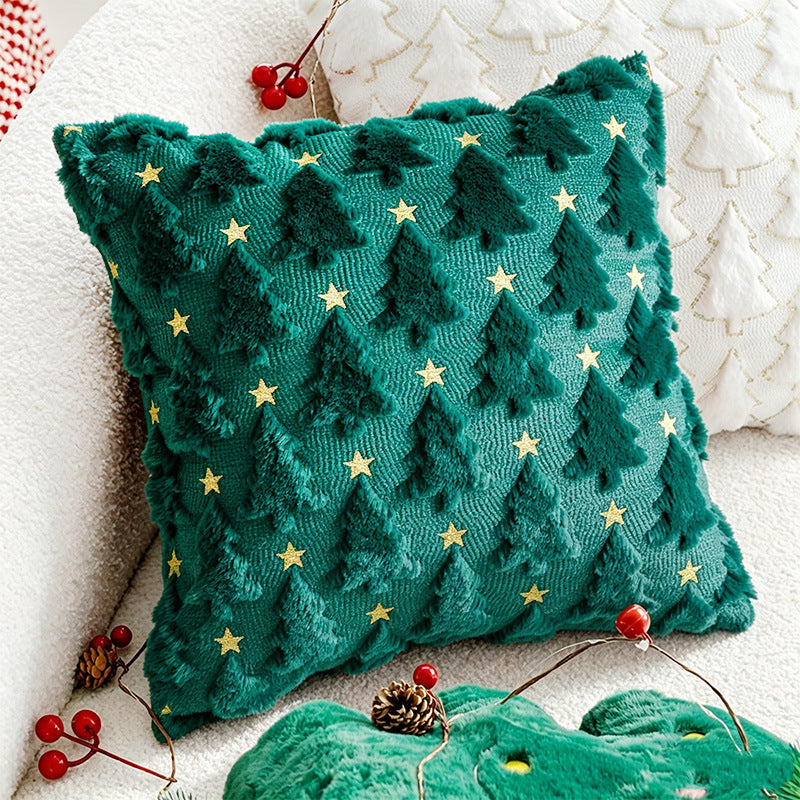 Christmas Throw Pillow Covers for Couch with Festive Designs