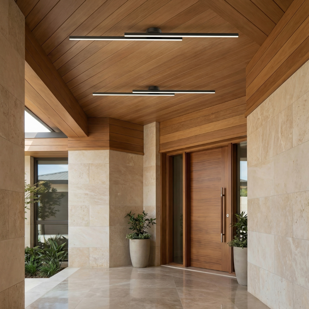 Modern Aluminum LED Ceiling Light | Slim Circular Design | Consistent Illumination for Living Rooms and Bedrooms