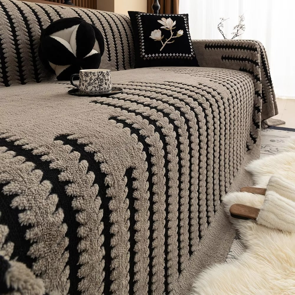 Plush Tufted Sofa Cover | Textured Slipcover Design | A Soft, Refreshed Look for Any Sofa