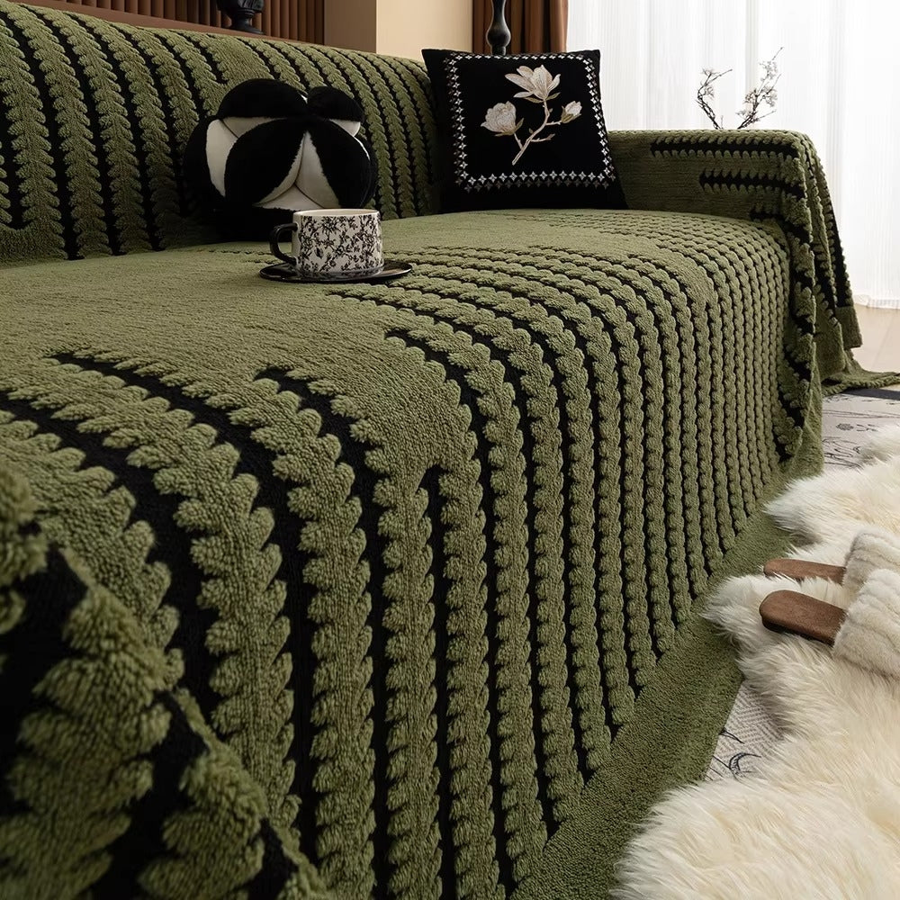 Plush Tufted Sofa Cover | Textured Slipcover Design | A Soft, Refreshed Look for Any Sofa