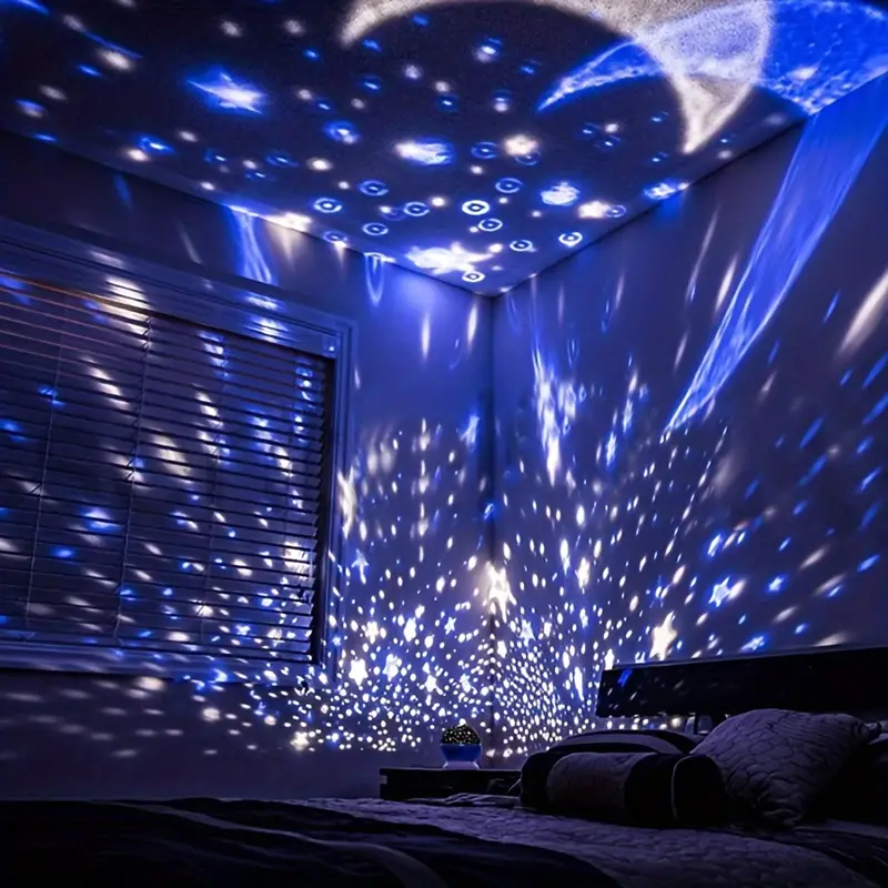 Star Projector Night Light | Available in 2 Colors | Creates a Calming Starry Sky for Bedrooms and Nurseries