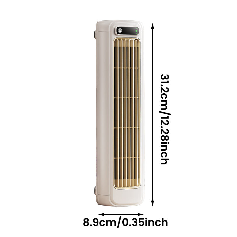Wireless Rechargeable Air Cooler with Water-Based Cooling | Cordless Design | USB Recharge for Desk or Bedside Use