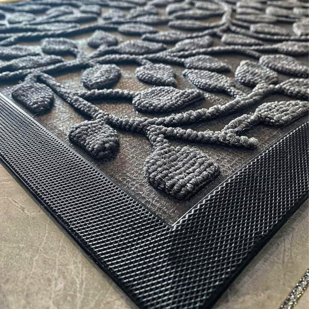 Olive Grove Door Mat with Printed Pattern | Defines Entryway Floor Space | Durable for Daily Use