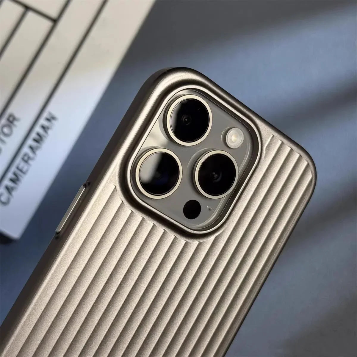 Ultra Slim Shockproof Phone Case for iPhone 13 to 16 Pro Max | Ribbed Grip Back with Raised Camera Edges