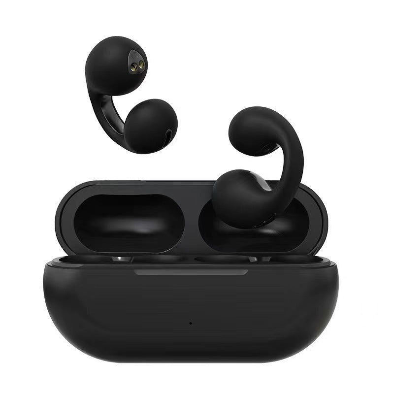 Wireless Earbuds with Clip-On Open-Ear Fit | Waterproof and Sweat-Resistant for Running and Gym Workouts