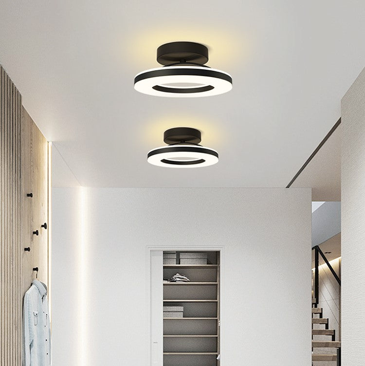 Modern LED Ceiling Light | 3 Sizes and 3 Finishes Available | Flush Mount with Cool, Warm, or 3-Color Switch
