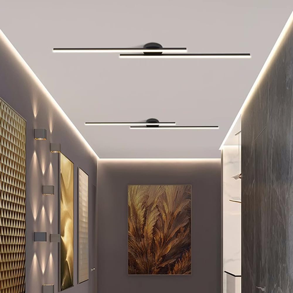 Modern Aluminum LED Ceiling Light | Slim Circular Design | Consistent Illumination for Living Rooms and Bedrooms