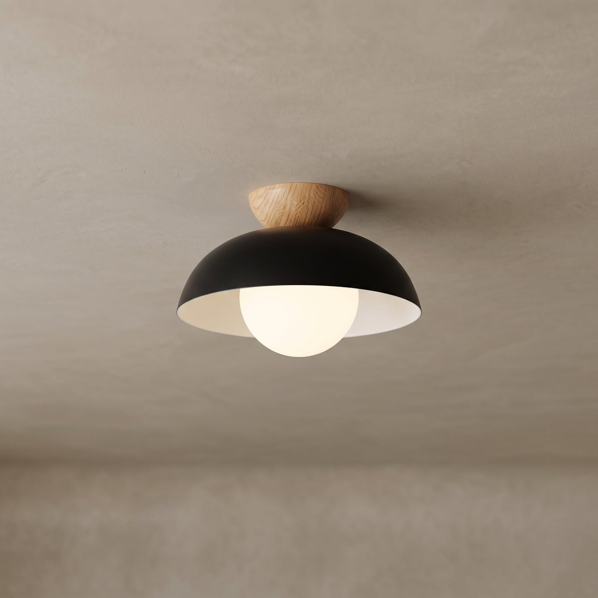 Nordic Iron Ceiling Light with Matte Finish | Focused Downward Illumination | Compatible with LED and Incandescent Bulbs