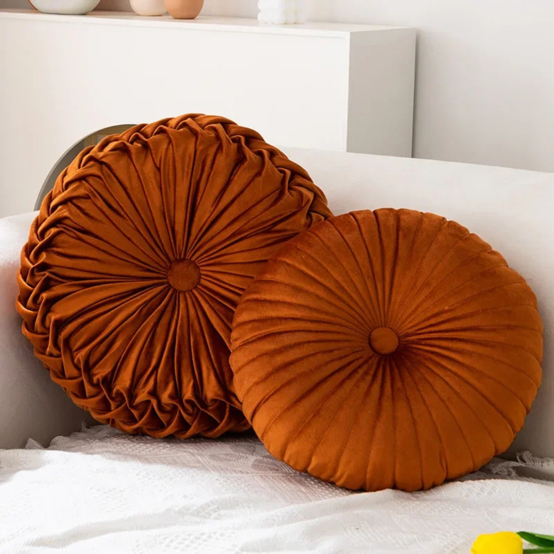 Plush Throw Pillow with Hidden Zipper | Soft Decorative Design | Easy Access to Filling for Sofas and Beds