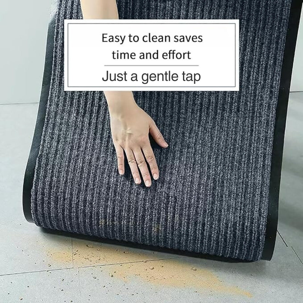 Striped Door Mat for Entryway Floors | Durable for Regular Foot Traffic | Defines Any Entrance Space
