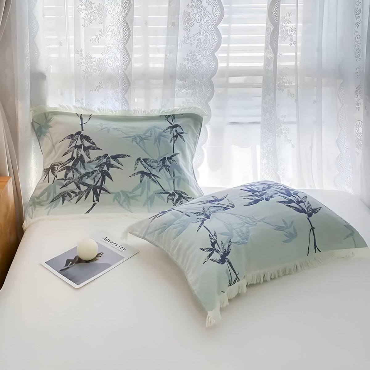 Bamboo Cotton Reversible Jacquard Quilt | Two Looks in One Blanket | Everyday Comfort for Bedding