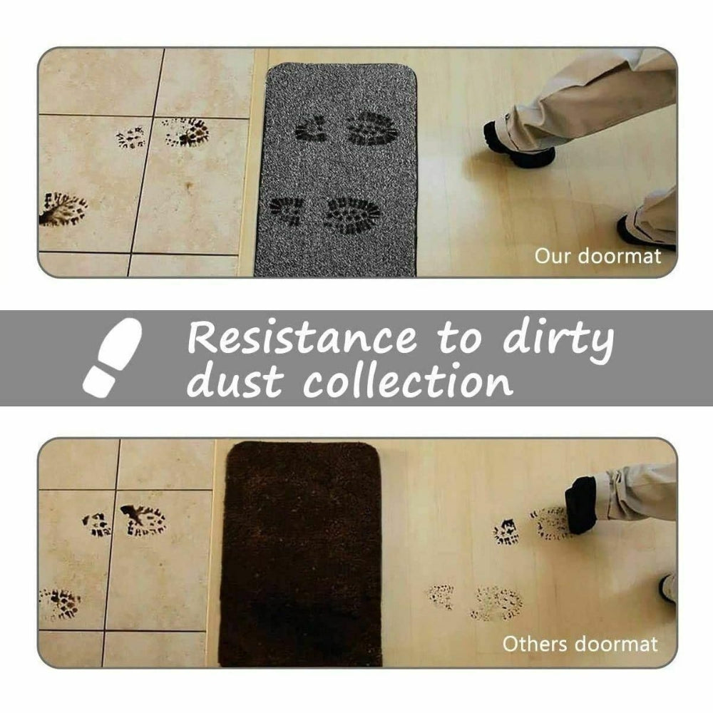 Dirt Trapper Door Mat with Non-Slip Backing | Durable for Daily Foot Traffic | Keeps Entryways and Hallways Cleaner