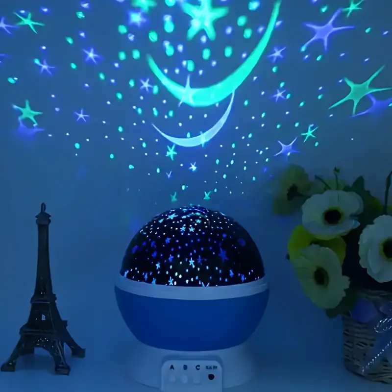 Star Projector Night Light | Available in 2 Colors | Creates a Calming Starry Sky for Bedrooms and Nurseries