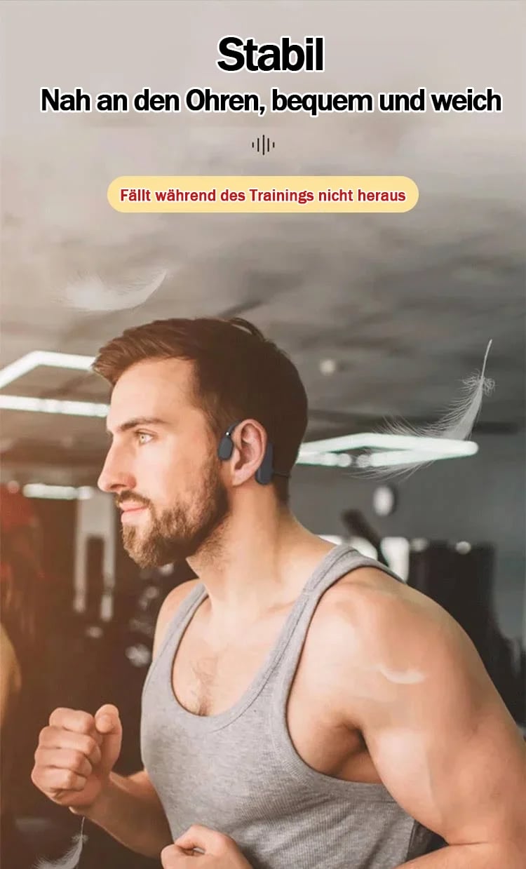 Bone Conduction Open Ear Earbuds with Bluetooth 5.2 | Wraparound Fit That Leaves the Canal Free | 4 Colors