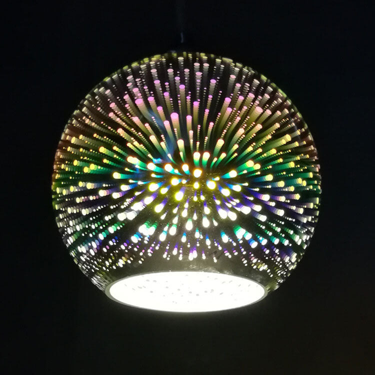 3D Firework Pendant Light | Layered Colorful Design | A Bold Ceiling Statement for Living Rooms and Dining Areas