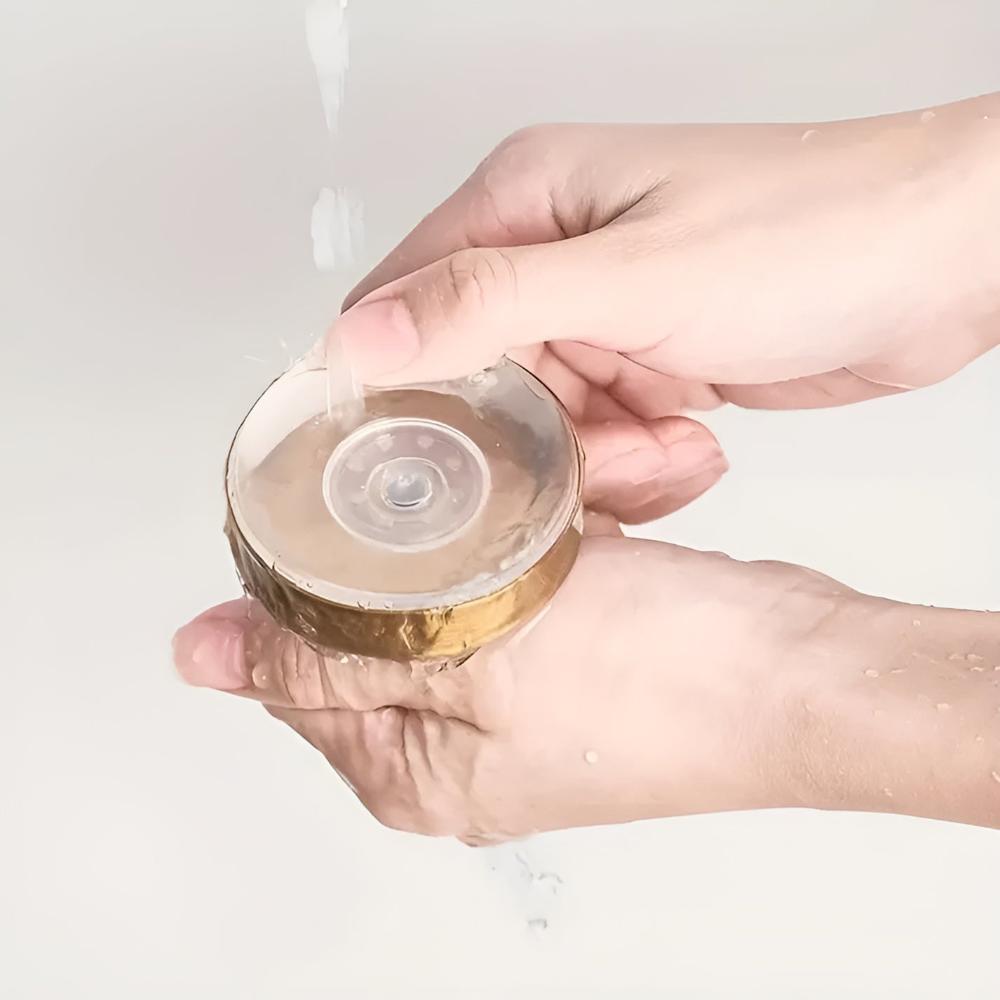Shower Hooks with Grip Lock Design | Compact, Space-Saving Size | Organizes Loofahs and Bathroom Accessories