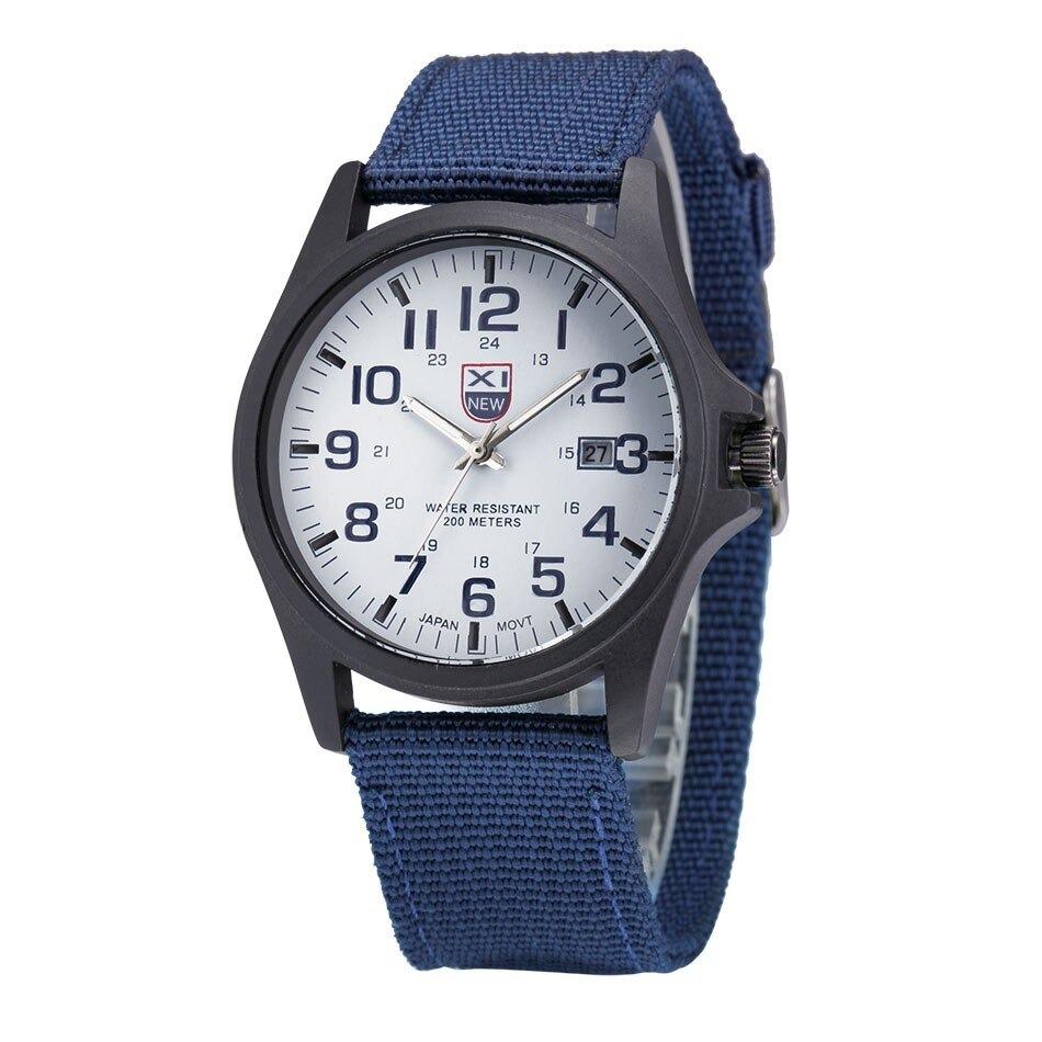 Tactical Military Style Waterproof Watches for Men | Stainless Steel Case on a Silicone Strap, Stopwatch and Date