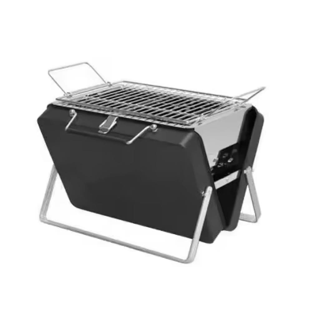 Foldable Charcoal BBQ Grill with Quick Setup | Packs Down for Easy Storage | Portable Grilling for Camping and Picnics