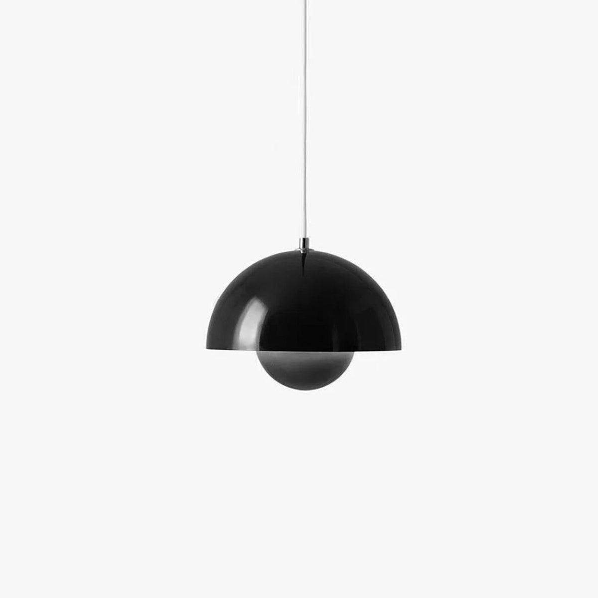 Danish Flower Pendant Light | Layered Metal Shade Design | Available in White, Green, or Pink