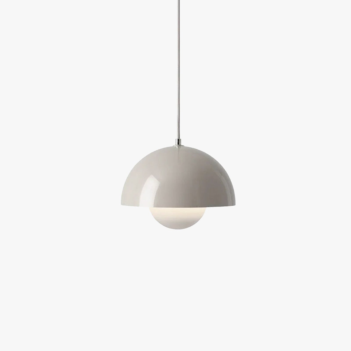 Danish Flower Pendant Light | Layered Metal Shade Design | Available in White, Green, or Pink