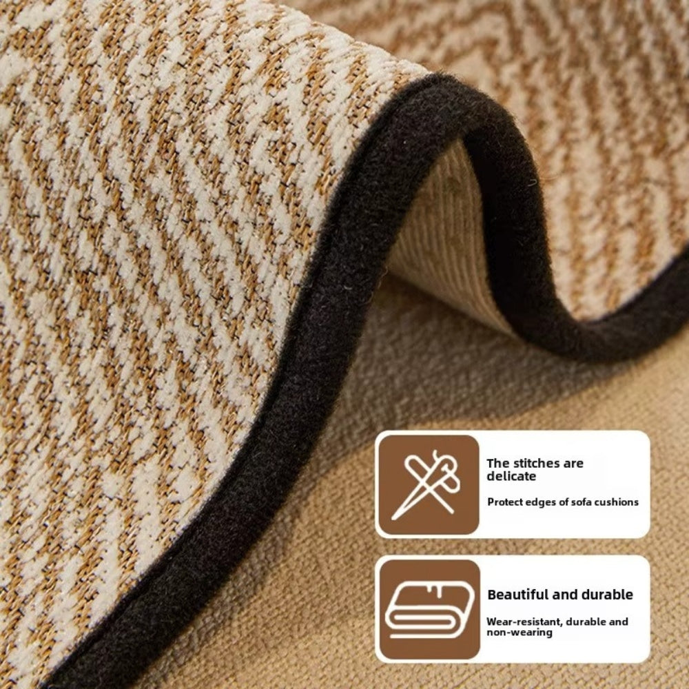 Wave Pattern Sofa Cover with Anti-Slip Backing | Stays Securely in Place | Decorative Protection for Any Sofa