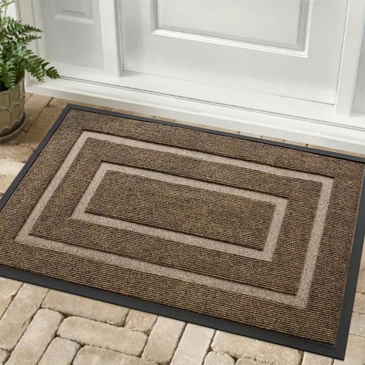 Waterproof Rubber Doormat with Non-Slip Backing