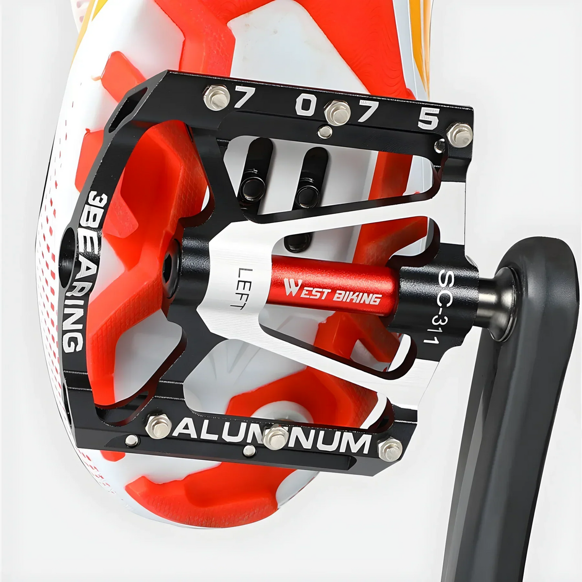 Light Alloy Bike Pedals