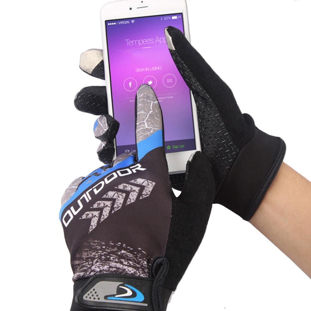 Breathable Cycling Gloves with Non-Slip Grip Palm | Touchscreen-Ready Bike Accessories | Sizes M, L and XL