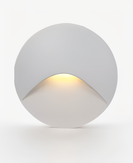 LED Wall Sconce for Stairs, Hallways and Entrances | Weatherproof IP65 Step Light in Square or Round, 3 W