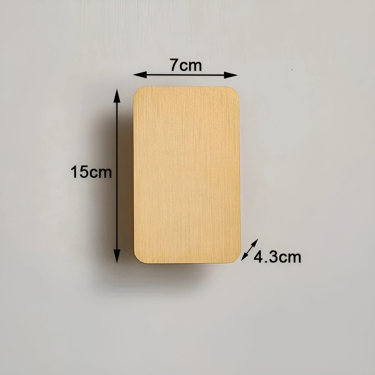 Rectangular LED Wall Sconce for Hallway and Staircase | Up and Down Beam in Warm, Neutral or Cool White | Surface Mount