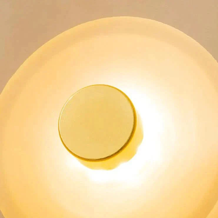 Modern LED Glass Wall Sconce | Decorative Glass Shade | Wall-Mounted for Living Rooms and Bedrooms