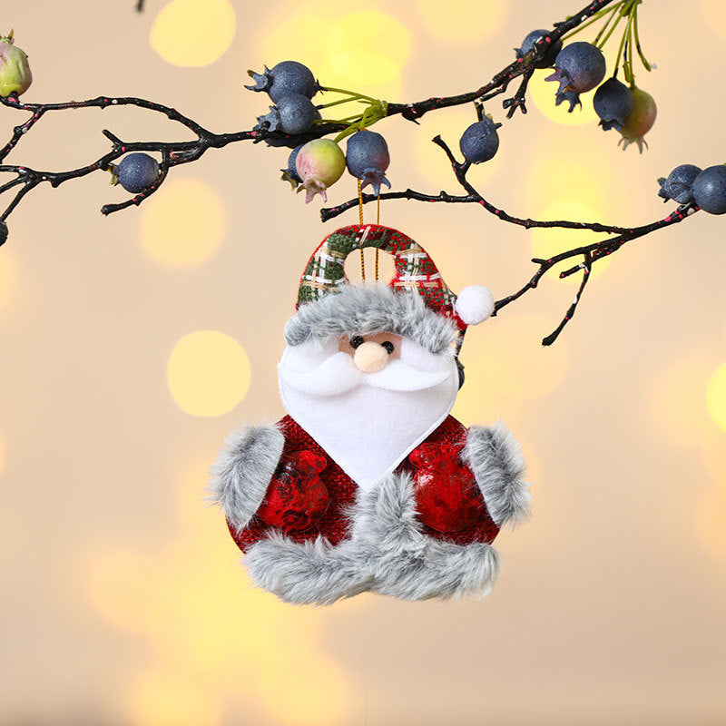 Felt Snowman Christmas Ornament with Scarf and Hat | Hanging Tree Accent in 30 Designs | Soft Indoor Holiday Decorations