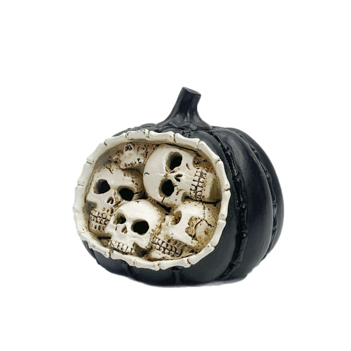 Halloween Pumpkin Decorative Figure | Available in Kürbis, Orange | Stands on Shelves, Mantels, and Side Tables