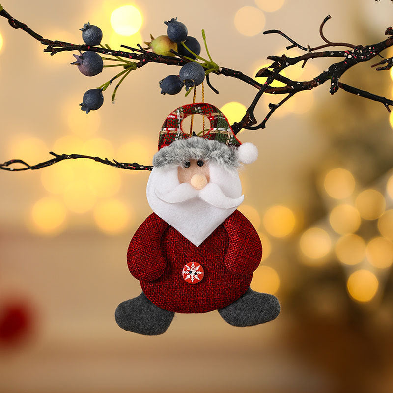Felt Snowman Christmas Ornament with Scarf and Hat | Hanging Tree Accent in 30 Designs | Soft Indoor Holiday Decorations